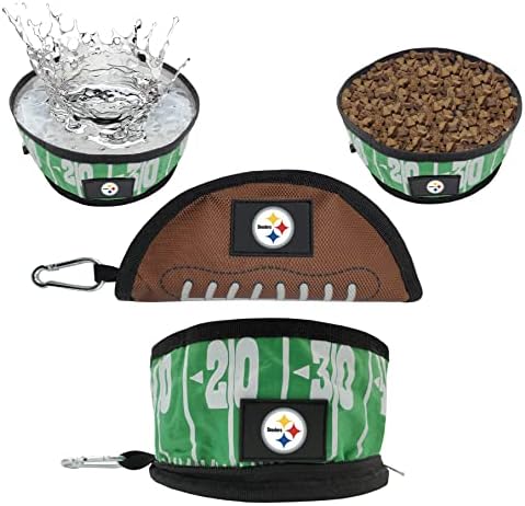 Pets First NFL Collapsible Pet Bowl