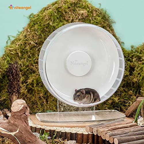 Niteangel Super-Silent Hamster Exercise Wheel: Quiet 8.2 inch Running Wheel