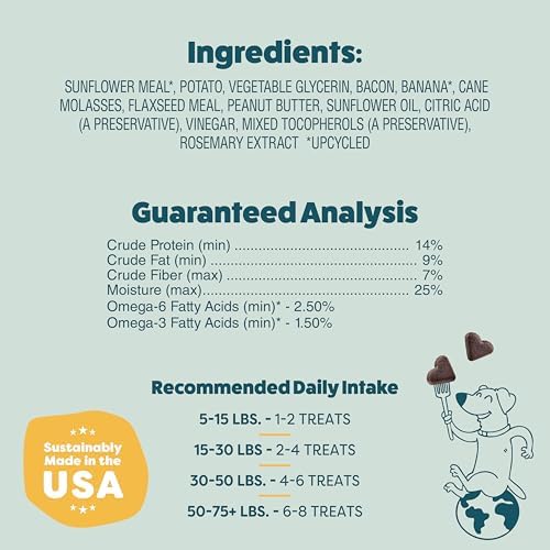 Shameless Pets Soft-Baked Dog Training Treats, Bananas for Bacon - 16 oz