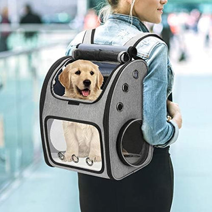 Expandable Cat Carrier Backpack, Large Space,Airline Approved, XL