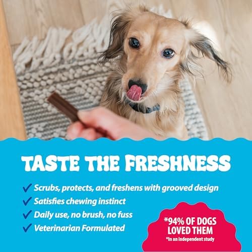Dental Fresh Dental Sticks for Extra Small Dogs up to 10 lb, 64 Count