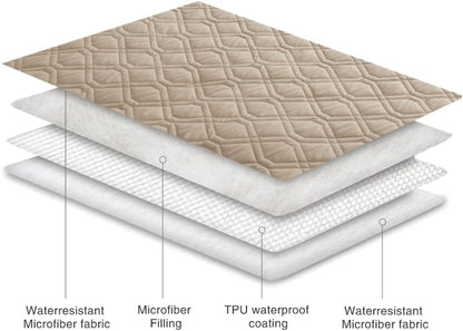 Ameritex Waterproof Dog Bed Blankets Cover for Bed Couch Sofa Reversible