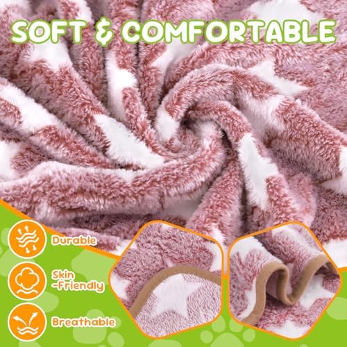 6 Pcs Dog Blanket Super Soft Pet Puppy Blankets Calming Blanket for Small, Medium Dogs Warm Sleep Mat Flannel Blanket for Dogs Puppy Cat (24"×16")