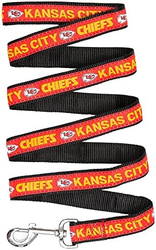 Pets First NFL Pet Leash Small, Kansas City Chiefs