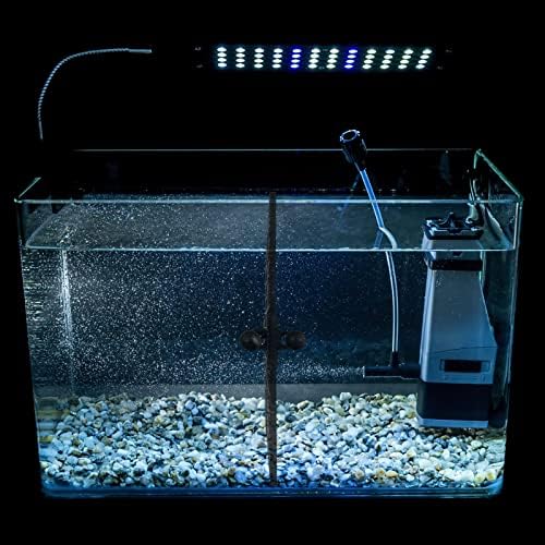 18Pcs Aquarium Fish Tank Divider Plastic Egg Crate Aquarium Filter Bottom Tray Grid Isolation Board Partition Net Pane Separator for Mixed Breeding Light Diffuser 24Pcs Sucker Clips Suction Cups,Black