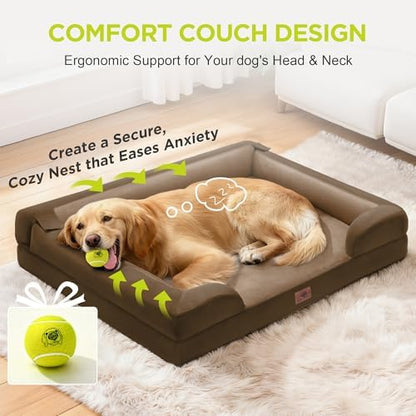 Waterproof Orthopedic Dog Bed for Medium Large Sized Dogs
