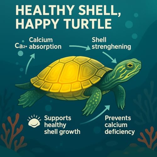 Shellstrong Premium Calcium Block for Aquatic Turtle - Slow Release Water Tank Conditioner - Cuttlebone for Aquarium - Turtle Tank Accessories - 20 Gallon Aquatic Treatment (1 Calcium Block)