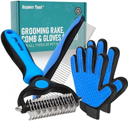 Maxpower Planet Dog Brush for Shedding, Dematting Grooming Tool, Large