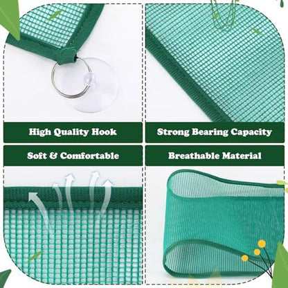 Silkfly Large Beard Dragon Hammock, 28X 9 Inch, Rectangle, Green and Black