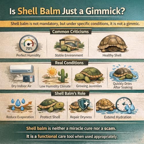 Reptile Shell Balm 2 Oz Turtle Shell Care Conditioner Moisturizer for for Tortoise, Lizard, Reptiles in Dry Environment Prevent Skin Dryness on Basking Platform, Tank, and Rock 60 g