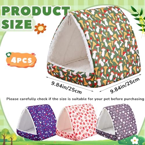 Cinnvoice Guinea Pig Hideout Bed Washable House Cage, Classic, 9.8 in