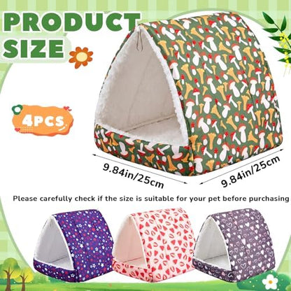 Cinnvoice Guinea Pig Hideout Bed Washable House Cage, Classic, 9.8 in