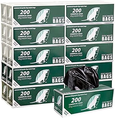 Zero Waste USA - 4,000 Commercial Dog Waste Station Refill Bags, 20 Rolls