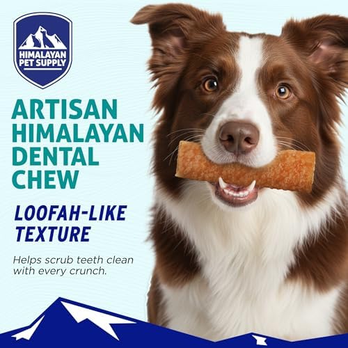 Himalayan Dog Chew Happy Teeth Cheese Crunchy Chew, Peanut Butter 2 Count