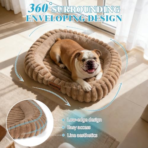 Orthopedic Dog Bed, Hip & Joint Support Medium Size Dog Crate Pad