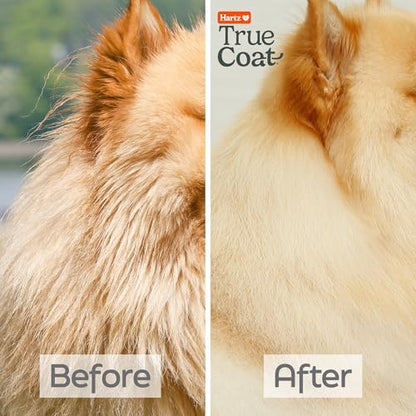 True Coat Thick Coat Dog Shampoo, 5 in 1 De‑Sheds & Softens with Oat Milk, Coconut Oil & Aloe, 16 oz