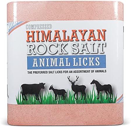 Himalayan Secrets Compressed Salt Lick for Livestock & Wildlife, 22 lb