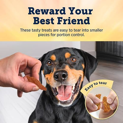Blue Buffalo True Chews Dog Treats, Made in the USA with Natural Ingredients, Chicken Bacon Recipe, 12-oz Bag (Pack of 6)