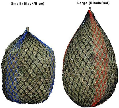T TEKE Deluxe Slow hay Feeder hay nets, 1-3/4" Feeding Holes, Horse Supplies hay Bags for Horses, Goats