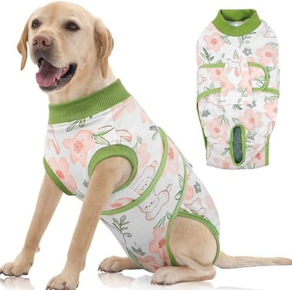 FUAMEY Surgery Suit for Dogs Female After Spayed, Soft Onesie for Surgery