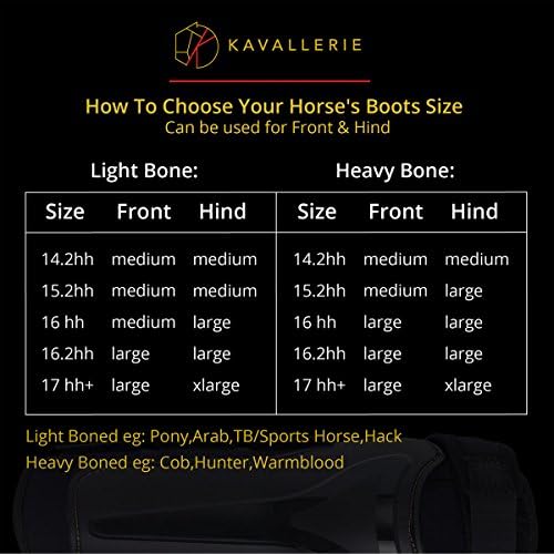 Kavallerie Classic Tendon Boots, Impact-Absorbing Material, Breathable & Evenly Distribute Pressure, Protect Tendon and Ligaments, Anti-Slip, Anti- Sore and Moisture Repellant Show Jumping Boots