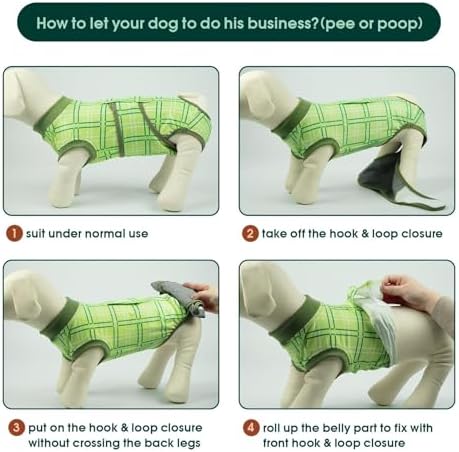 Kuoser Recovery Suit for Dogs After Surgery, Female Dog Onesie for Surgery
