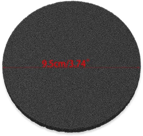 6 Pack Hepa Filter Sponge Replacement Accessories for P1 o Pet Grooming Kit Vacuum Sponges Spare Part Accessory Sponge, Black