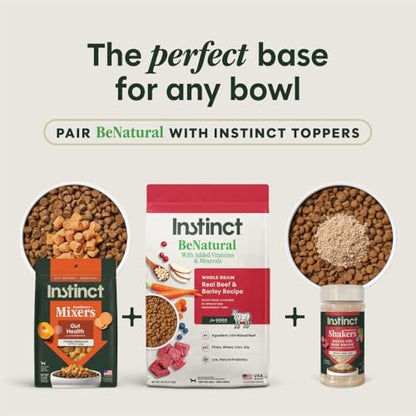 Instinct BeNatural Dry Dog Food, Whole Grain, Beef & Barley, 25 lb.