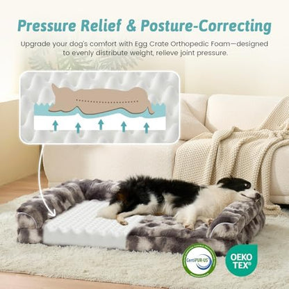 COZY KISS XXL Dog Beds Large Sized Dog 48x32 Inch