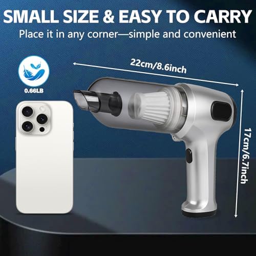 Guinea Pig Poop Spot Vacuum – Mini Cordless Assistant with LED Display, 2 Modes (4500/7500Pa), for Daily Cage Cleanup of Guinea Pig, Rabbit, Small Pets