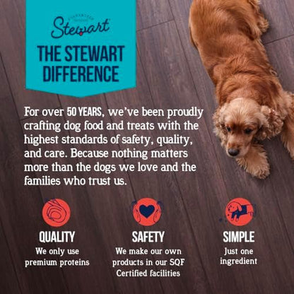 Stewart Freeze Dried Dog Treats, 100% Beef Liver, 2 oz Tub