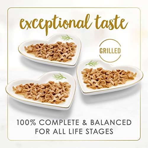 Fancy Feast Purina Grilled Wet Cat Food Seafood Collection in Wet Cat Food Variety Pack - 3 oz. Cans,(Pack of 60)