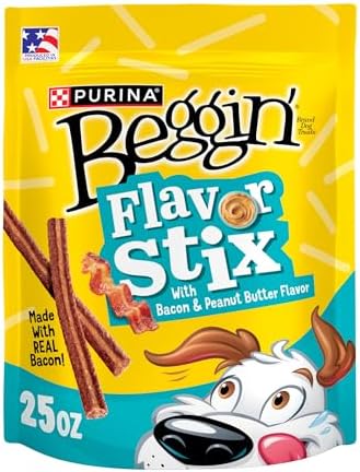 Purina Beggin' Flavor Stix Dog Treats, 25 oz Pouch