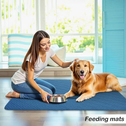 hyha Waterproof Reversible Dog Blanket, Pet Blanket for Sofa Couch