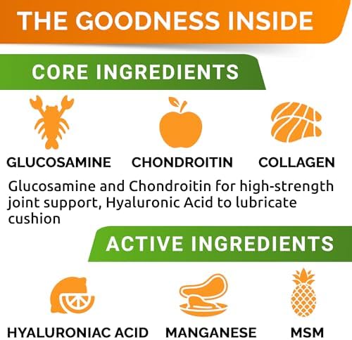 Liquid Glucosamine for Dogs w/Collagen, Hip Joint Supplement, Mobility Aid