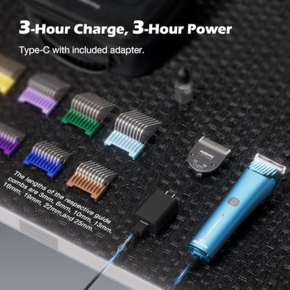 Professional Dog Grooming Clipper with 5-in-1 Replacement Blade