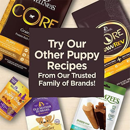 Wellness CORE Brainiac Soft Puppy Training Treats, Natural, Grain Free, Beef and Turkey Recipe, 6 Ounce Bag (Pack of 2)