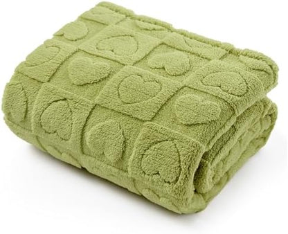 Bedsure Dog Blanket for Small Dogs Puppy and Cats, Soft Fleece, 25x35 Green