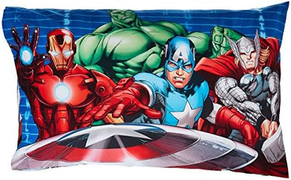 Jay Franco Marvel Avengers Superhero Kids Pillowcase Reversible for Kids