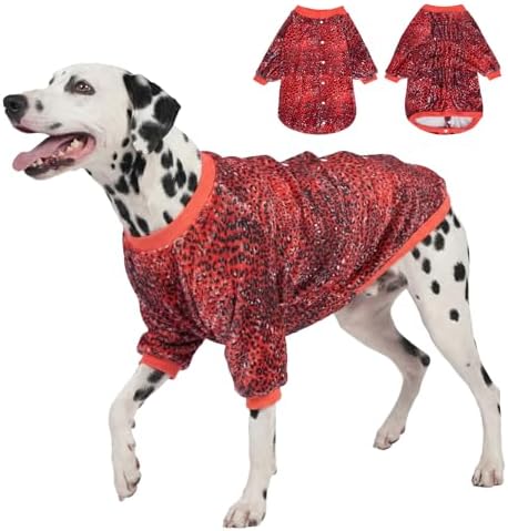 LovinPet Flannel Dog Coat, Winter Dog Coat, Pink Dot Leopard, XXL