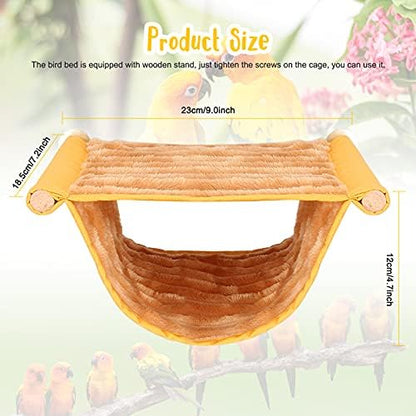 BWOGUE Bird Nest Bed Hanging Hammock, Parakeet Bed for Cage, Cockatiel Bed