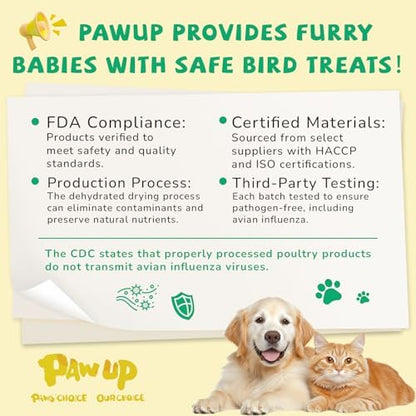 PAWUP Chicken Wrapped Puppy Chew Bones Dog Treats, 12.5 oz
