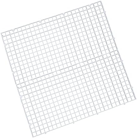 ALEGI 12 Pcs Aquarium Fish Tank Divider Plastic Egg Crate, L