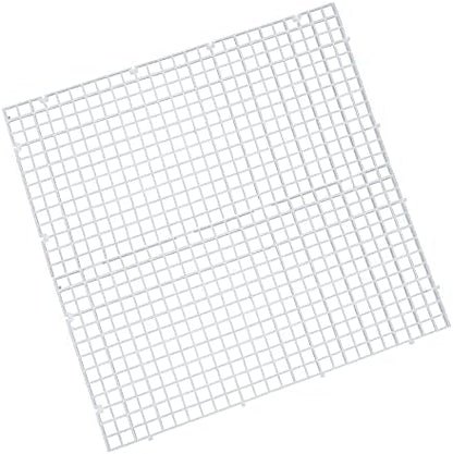 ALEGI 12 Pcs Aquarium Fish Tank Divider Plastic Egg Crate, L