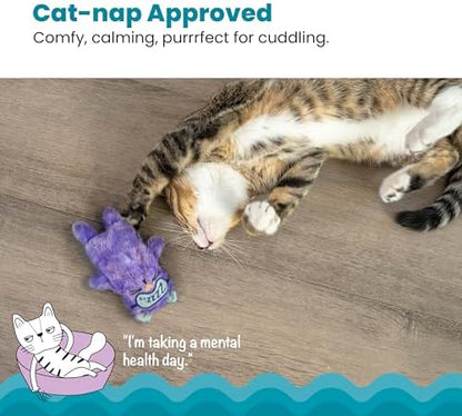 Catstages Purr Pillow Cat Toy – Plush Cat Toy with Touch-Activated Purr for Calming Cats & Kittens