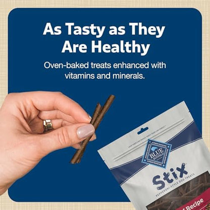 Blue Buffalo Stix Natural Soft Moist Dog Treats Togo Beef Recipe, 1oz Bags, (Pack of 36)