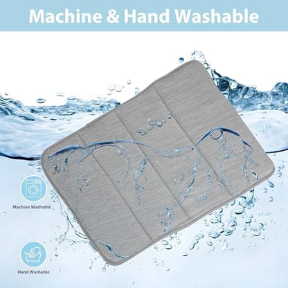Dog Cooling Mat for Large Dogs, 35"x23" Memory Foam Pet Pad