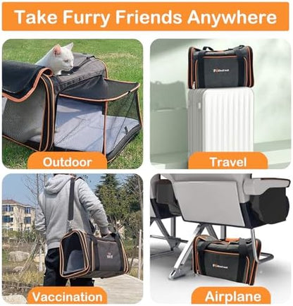 Pet Carrier Airline Approved, 17x11x11 TSA Travel Carrier