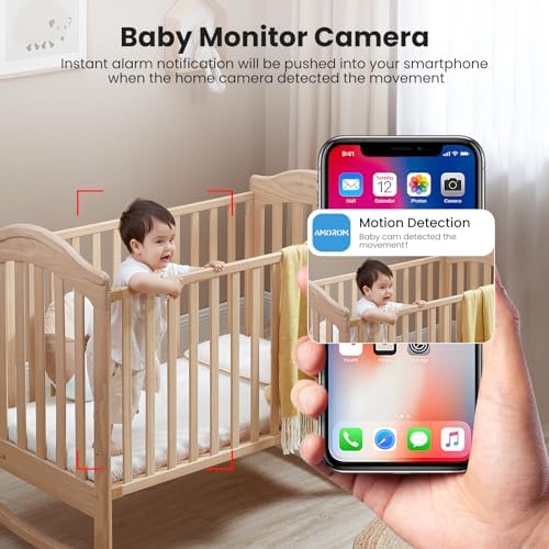 Baby/Kids/Elderly/Dog/Cat Monitoring Camera, Alexa & Google Camera