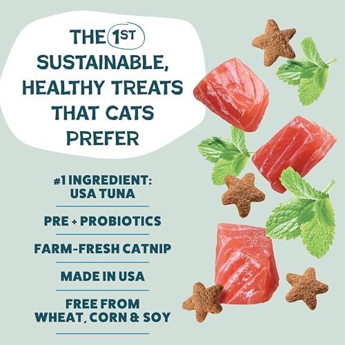 Shameless Pets Catnip N Chill Tuna Crunchy Cat Treats, 12 oz